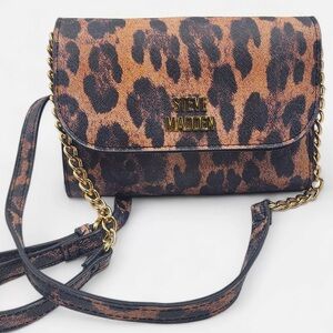 🖤🤎 NWT Steve Madden Leopard Print Crossbody Bag 🤎🖤